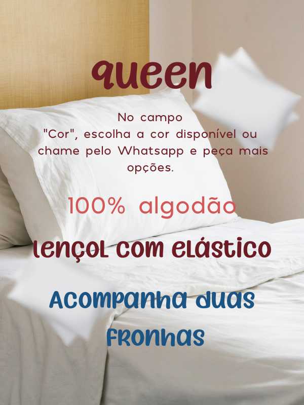 Jogo de cama Queen de três peças