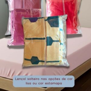 Jogo de cama solteiro de duas peças