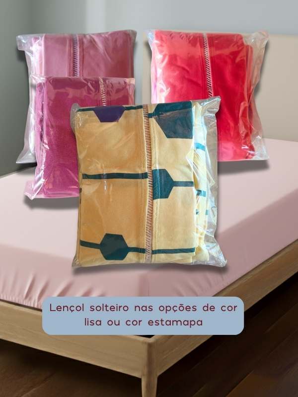 Jogo de cama solteiro de duas peças