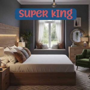 Jogo de cama Super King de três peças