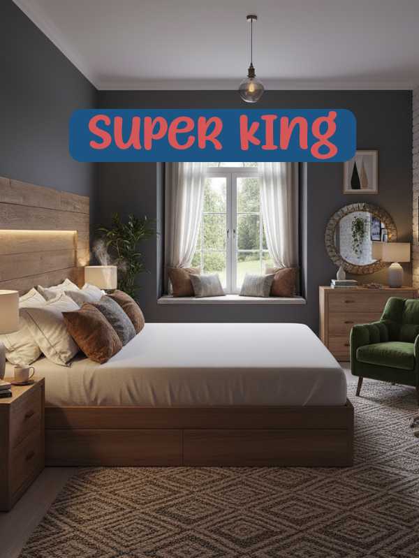 Jogo de cama Super King de três peças