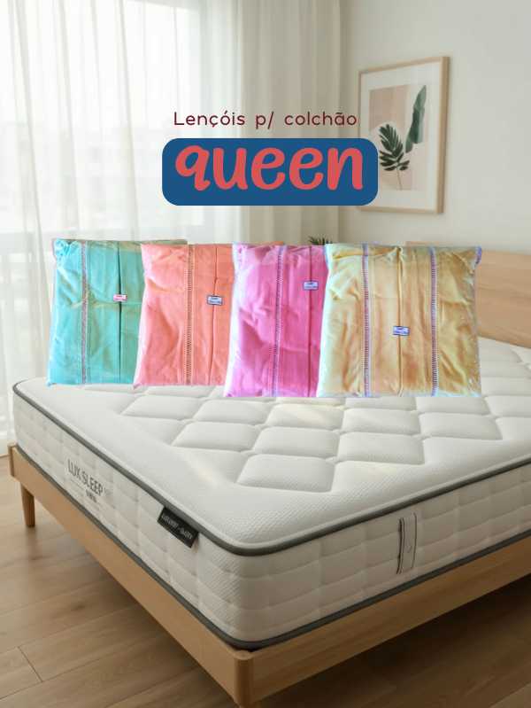 Jogo de cama Queen de três peças